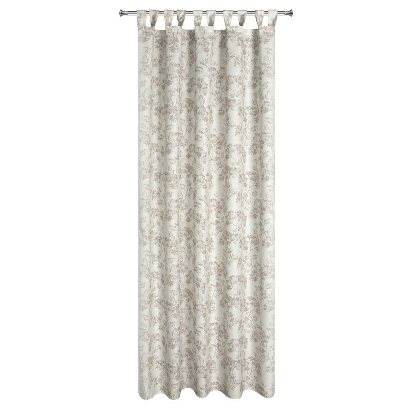 Zasłona gotowa 155x260 Garden 12 kremowa do ogrodu wodoodporna mocowana na szelki/rzep