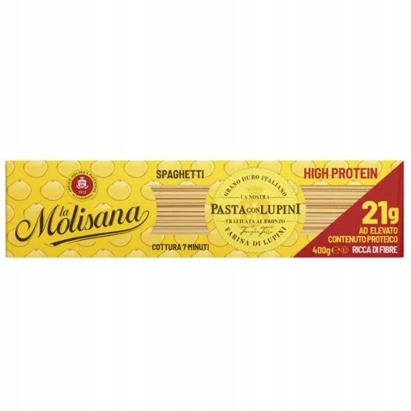 Makaron Spaghetti Hipro 400g z mąką łubinową - la Molisana włoski