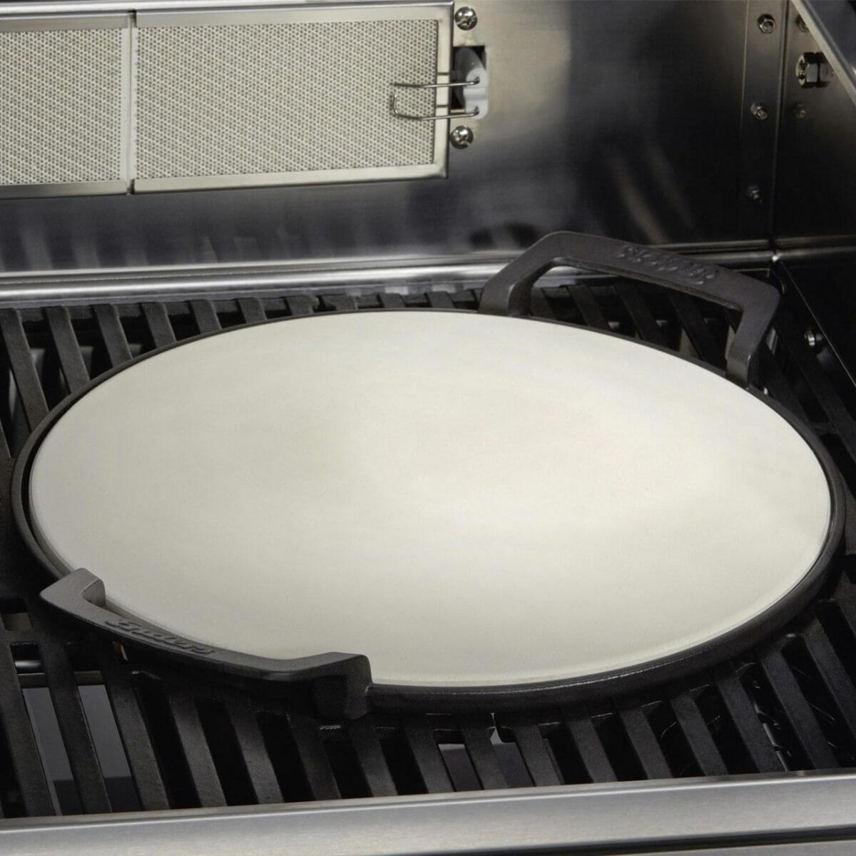 Enders 7790 kamień do pizzy zapewnia BBQ system switch Grid akcesoria do grilla, beżowy, 41 x 41 x 4 cm