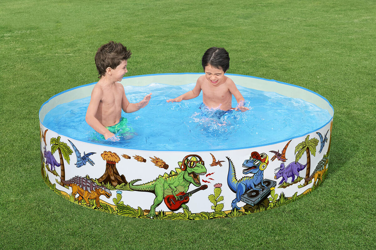 Basen rozporowy Dinosaurous 183 x 38 cm 749 l BESTWAY
