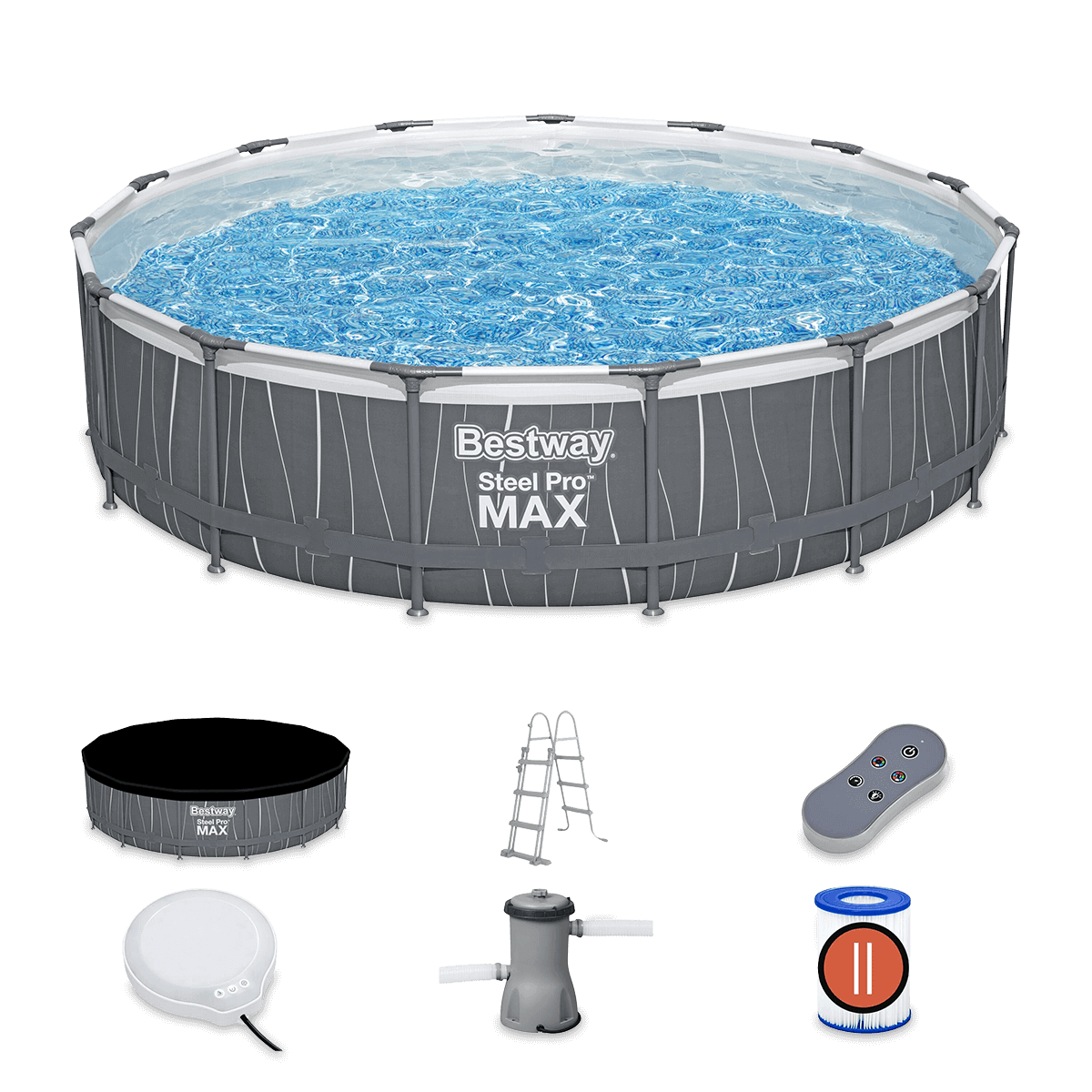 Basen Stelażowy 15FT 457x107 cm SteelPRO BESTWAY