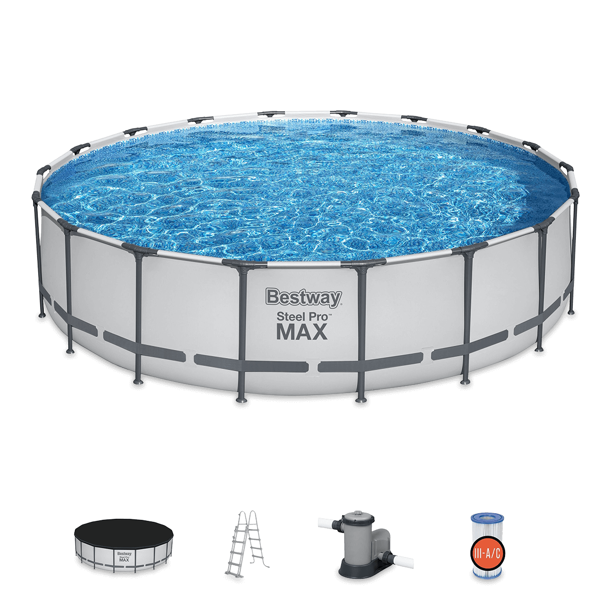 Basen stelażowy Steel Pro Max z pompą 549 x 122 cm Bestway 561BW