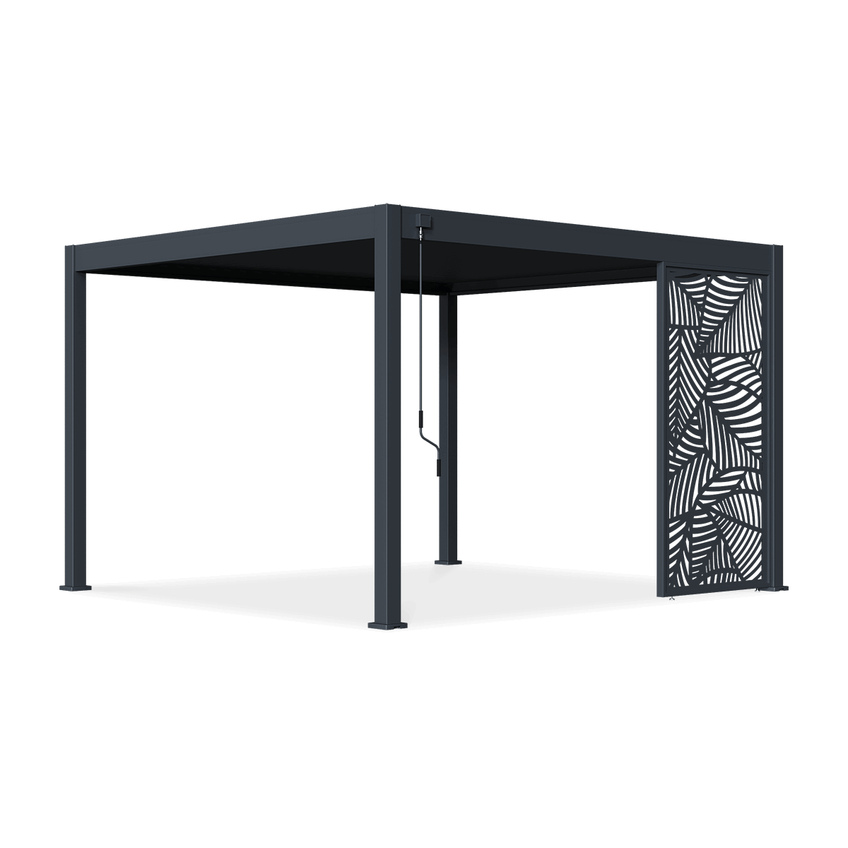 Panel ozdobny DECO 1.3 m do pergoli ELEGANCE/DELUXE/FUSION Anthracite - Gutroof