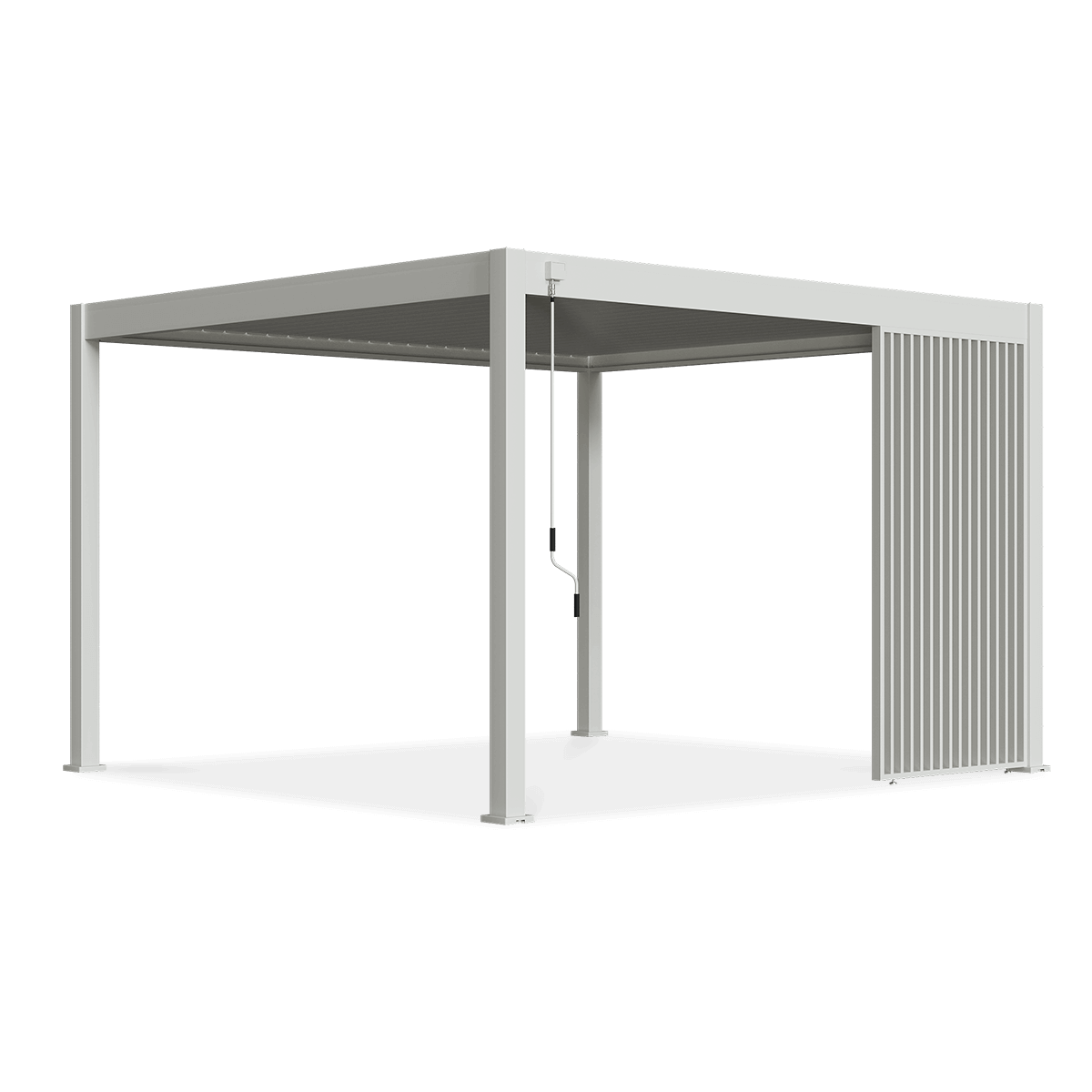 Panel żaluzjowy pionowy do pergoli ELEGANCE/DELUXE/FUSION 1.3 m White - Gutroof