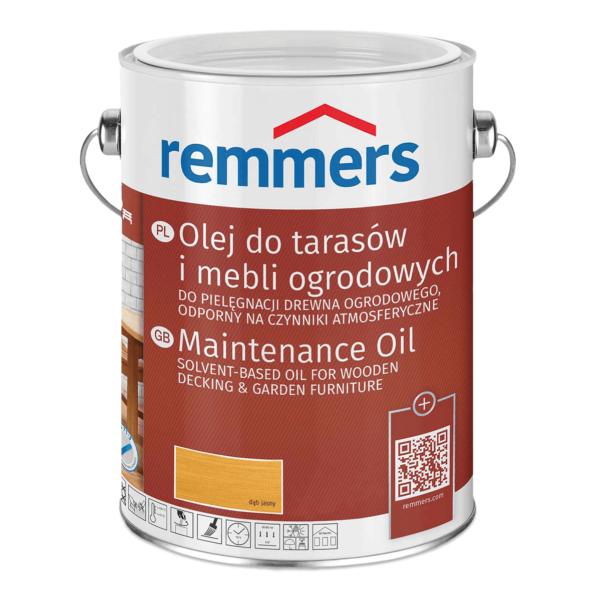 REMMERS Olej do tarasów i mebli ogrodowych 0,75 Dąb Jasny