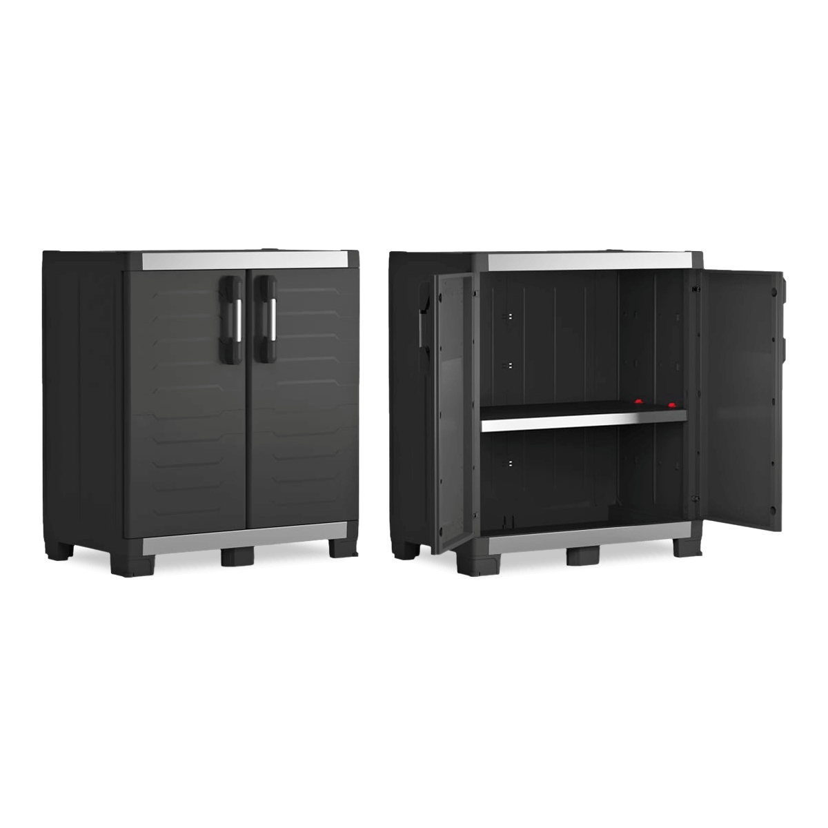 Keter Italy Keter Szafka do przechowywania Garage, XL, czarno-srebrna, 99 cm 241544