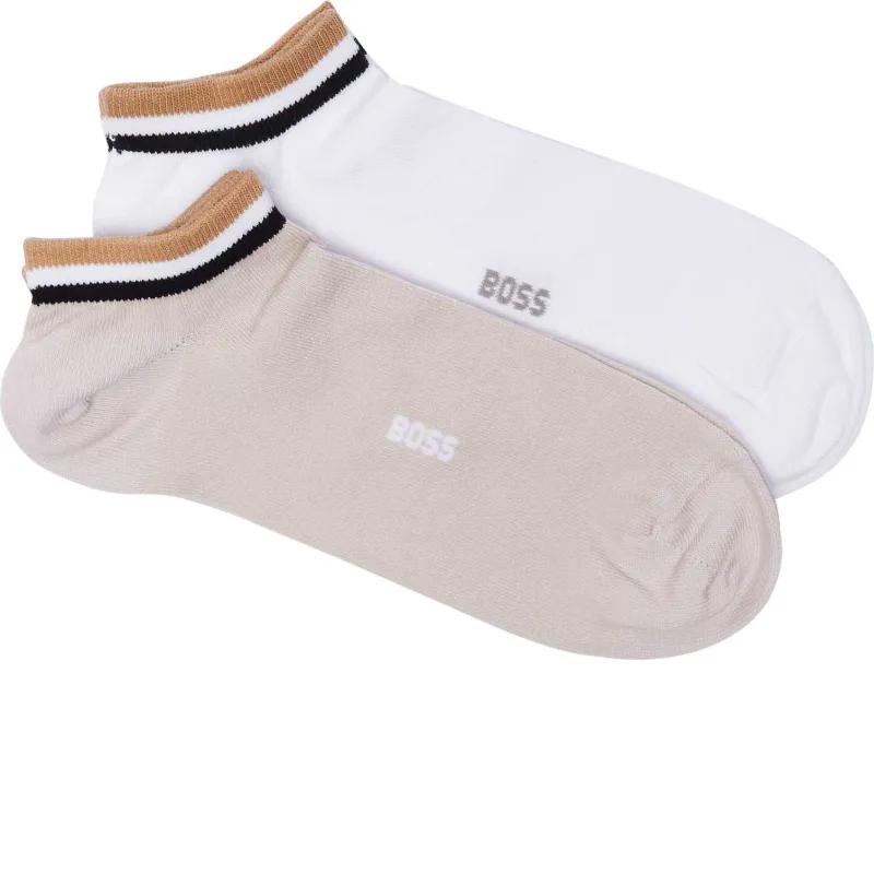 Boss Bodywear Skarpety/stopki 2-pack 2P AS Uni stripe CC
