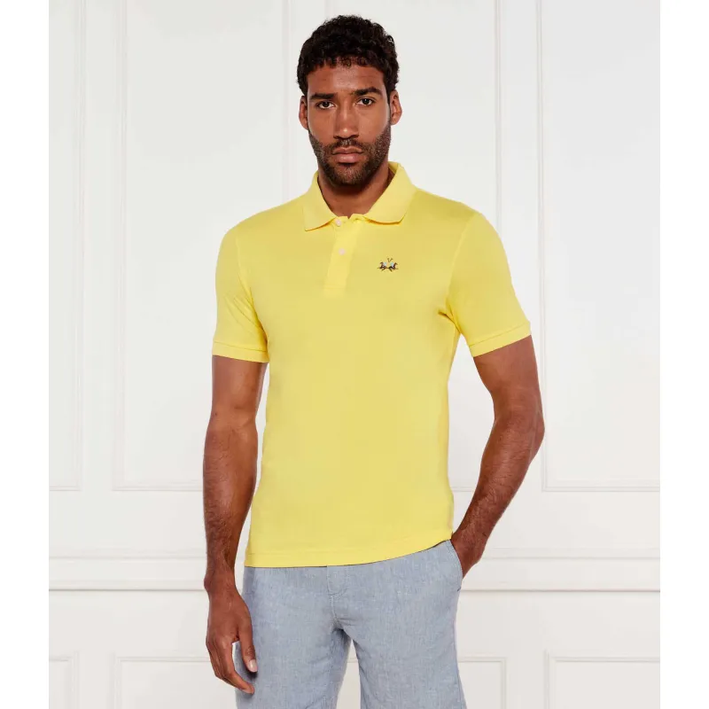 La Martina Polo Slim Fit stretch pique