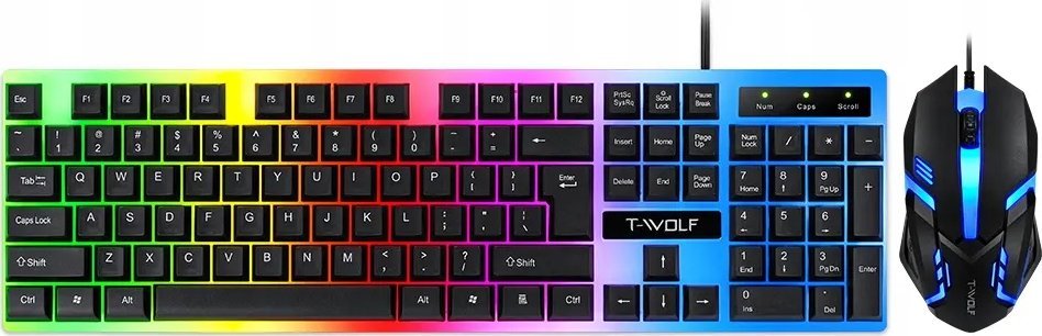 EXTRALINK GAMING SET TF230 2IN1 LED KEYBOARD+MOUSE