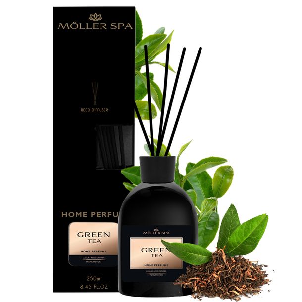 Zapach Do Domu Patyczki Zielona Herbata Odświeżacz 250ml Jakość Do 90 Dni