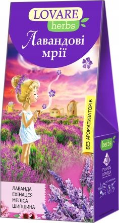 LOVARE herbs LAWENDOWE MARZENIA 20 piramidek herbata lawendowa
