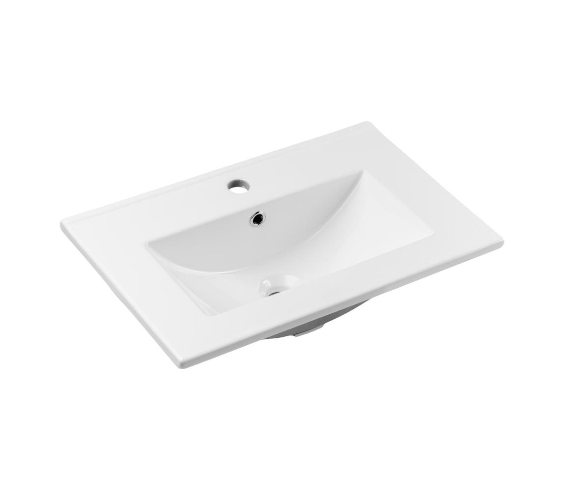 DANCE WHITE 60 - Umywalka meblowa 60 cm ceramiczna