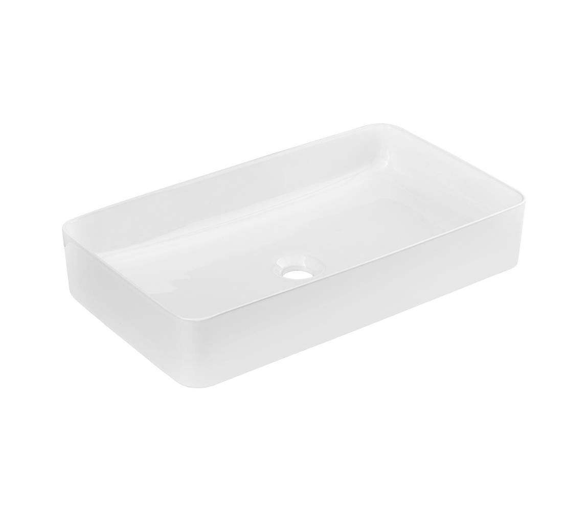 Comad Slim 2 umywalka 61x34 cm nablatowa prostokątna biały połysk UM-6275SLIM60WHITEDP