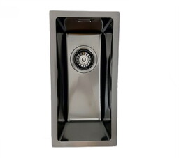 Stellman Zlewozmywak stalowy STEEL 2244p podwieszany CZARNY