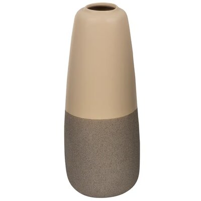 Wazon MY HOME Sand 12 x 12 x 30 cm Beżowo-brązowy