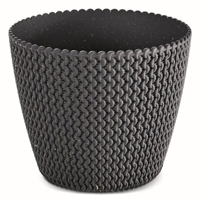 Doniczka PROSPERPLAST Splofy Eco Wood DSP260W-S433W 8L Antracytowy