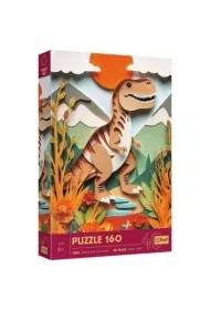Puzzle, 40-lecie Trefl, Paper Art: Dinozaur, 160 el.