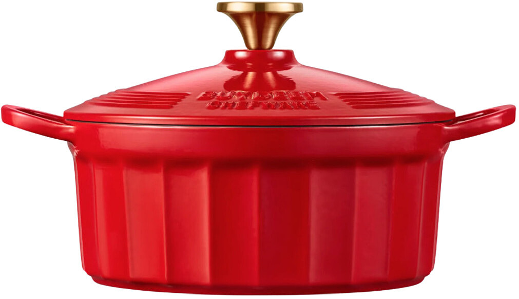 Garnek żeliwny Buydeem CP521 2,9 l Czerwony