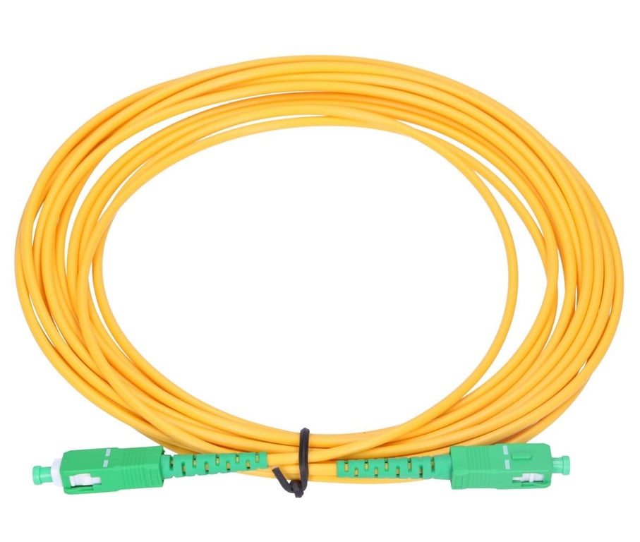 Extralink EX.18570 kabel optyczny 5 m SC FTTH G.657.A2 Zielony, Żółty EX.18570