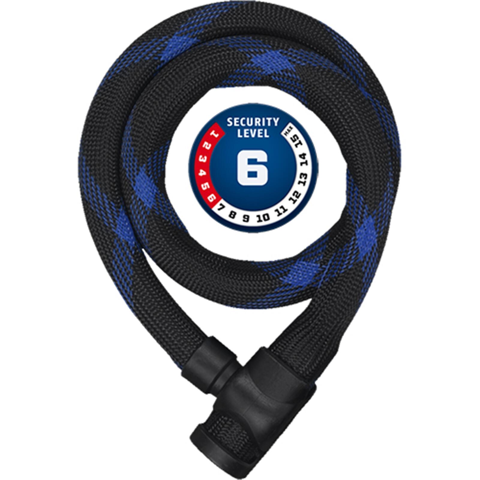 Abus Ivera Cable 7220/65 zabezpieczenie rowerowe, kolor czarny, czarny, 85 cm 05493