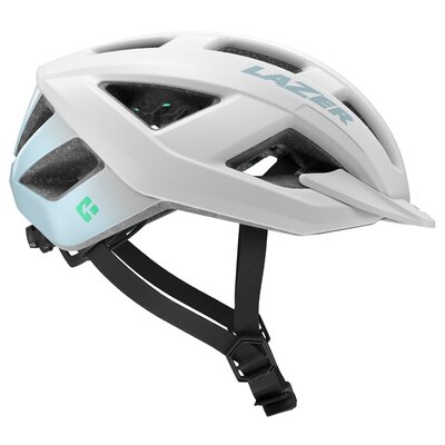 LAZER Cerro KinetiCore Biało-miętowy MTB ( M)