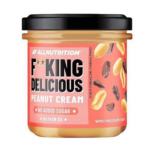 Alluntrition Fitking Delicious Peanut Cream Masło orzechowe z kawałkami czekolady, 350 g -> Wysyłka od 3,99 - odbiór w Żabce