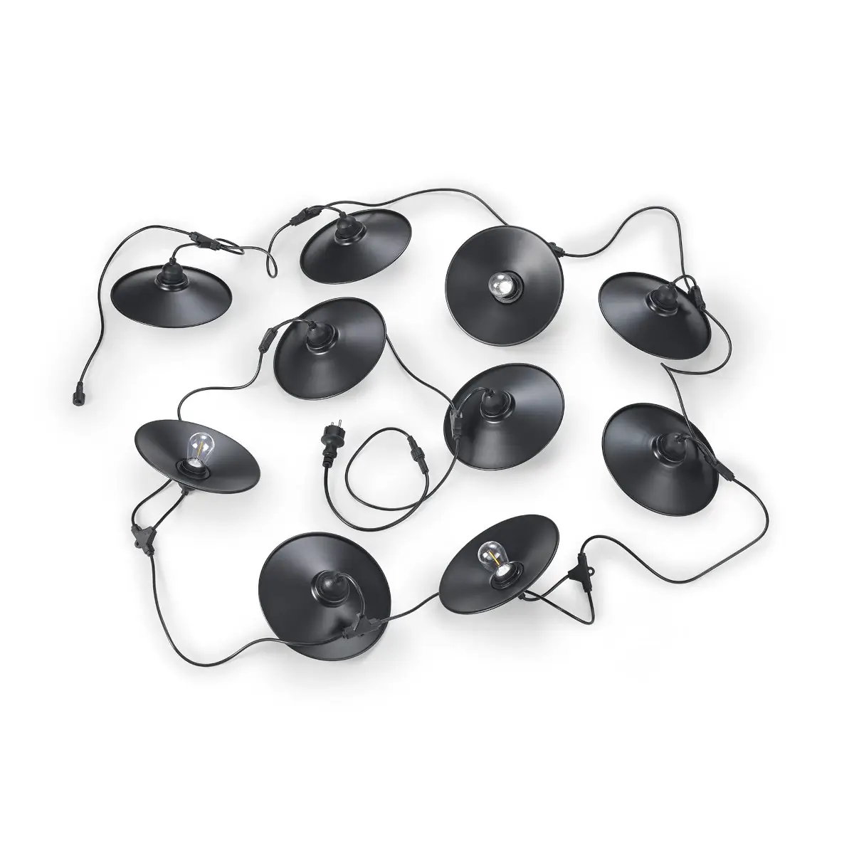 CHAIN R74771932 IP44 z żarówkami czarny