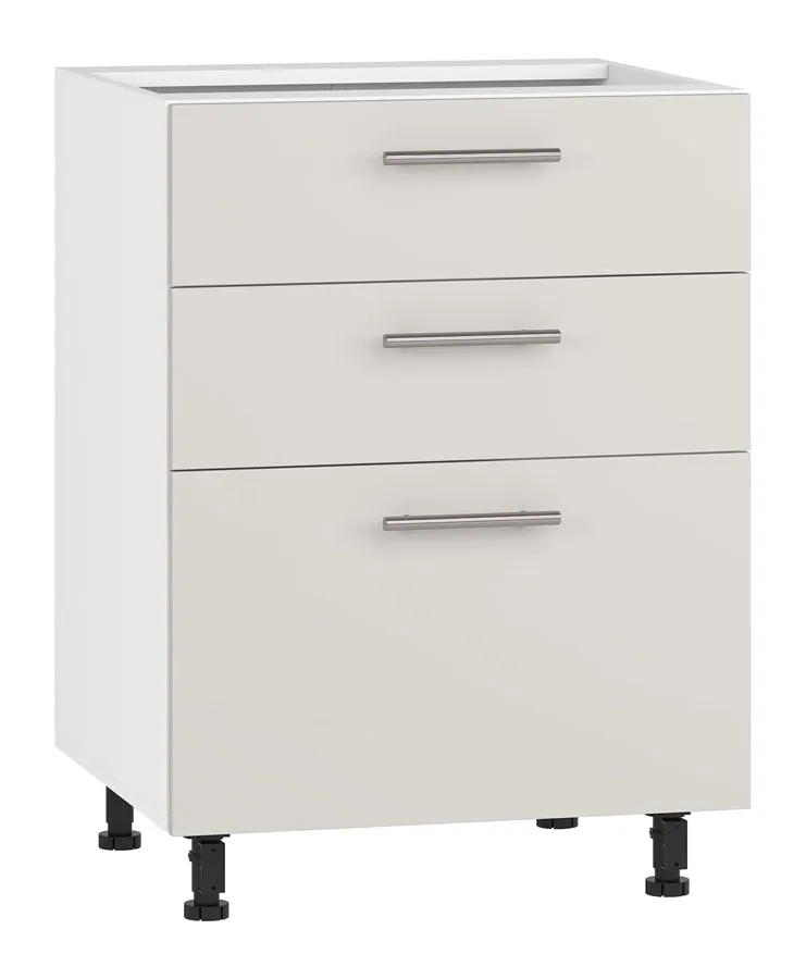 Dolna kaszmirowa szafka kuchenna z szufladami A0-W56