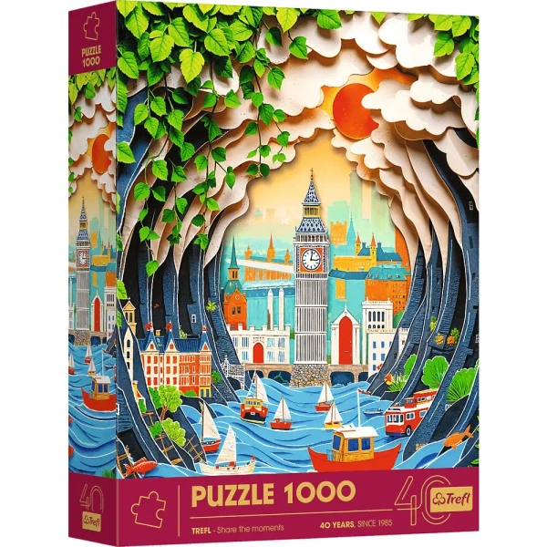 Puzzle 3D 1000 40-lecie Trefl Londyn 40043 - Trefl PAP