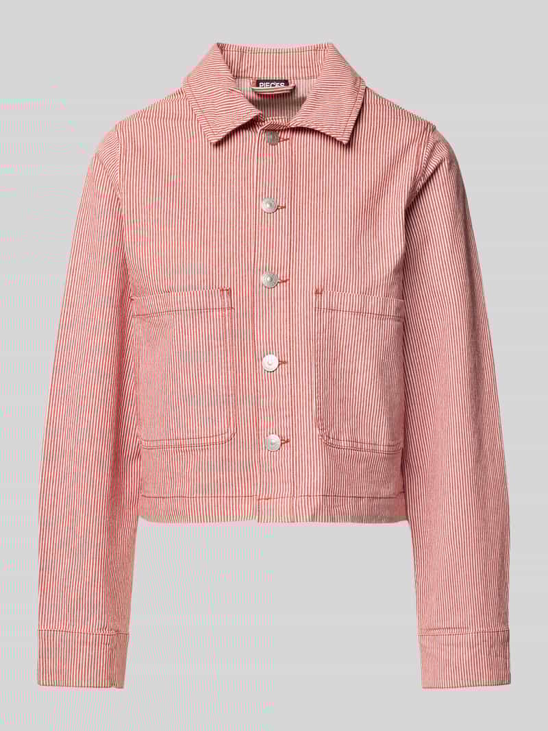 Kurtka jeansowa o kroju regular fit z mieszanki bawełny model ‘BILLO’