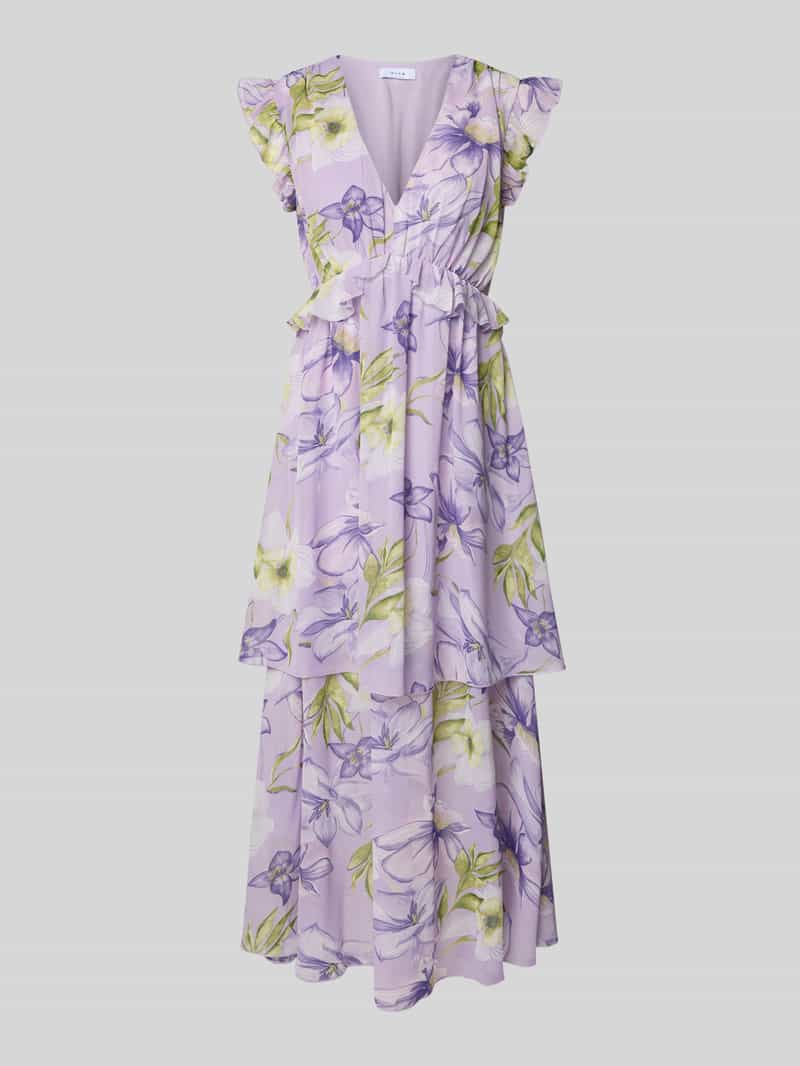 Długa sukienka z efektem dwóch warstw model ‘ALICE’