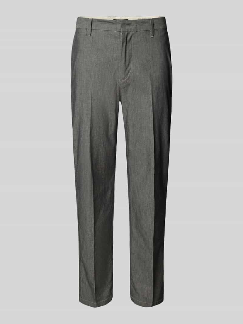Spodnie do garnituru o kroju tapered fit z mieszanki bawełny model ‘MOROT’