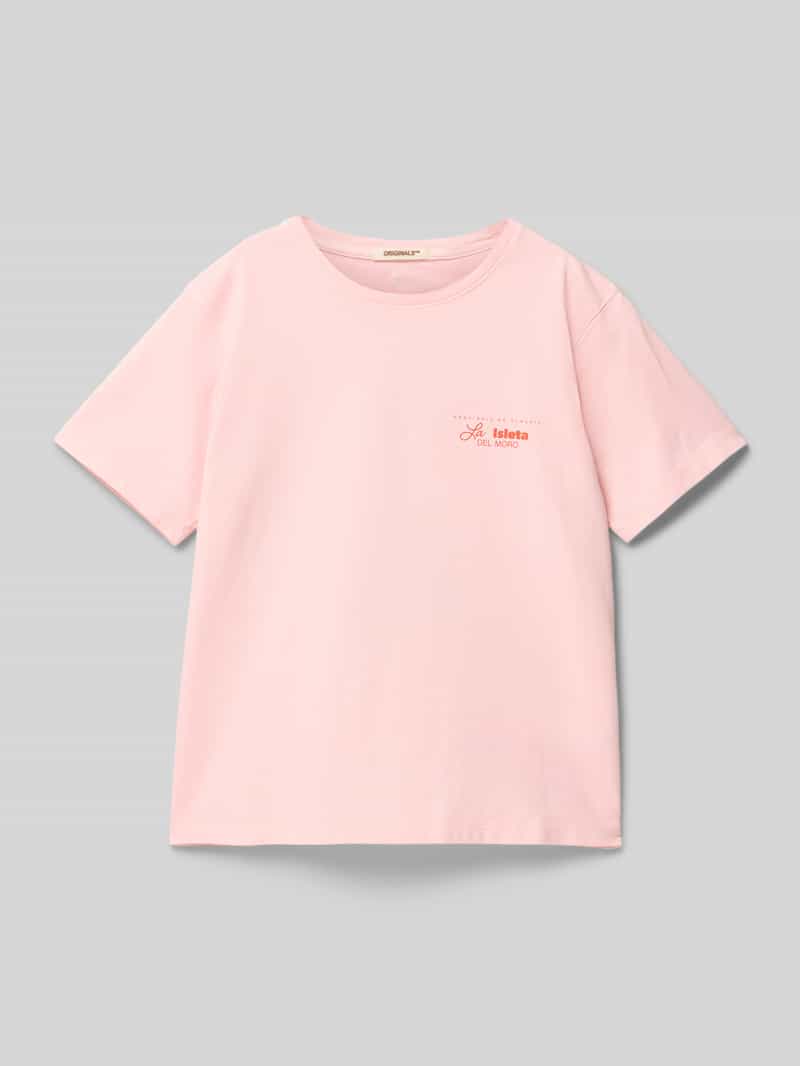 T-shirt z nadrukiem z logo model ‘ALMERIA’