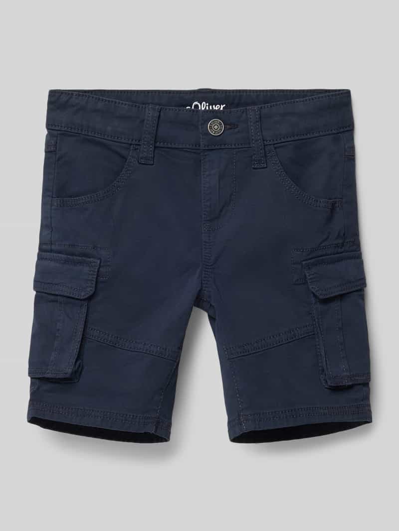 Szorty cargo o kroju slim fit z mieszanki bawełny