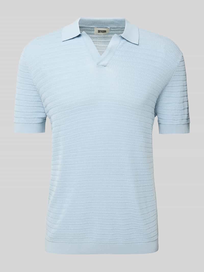 Koszulka polo o kroju regular fit z dekoltem w serek model ‘BRAIAN’