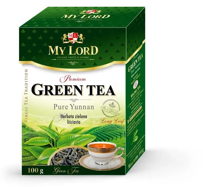 Herbata Malwa zielona liściasta My Lord Green Tea 100g
