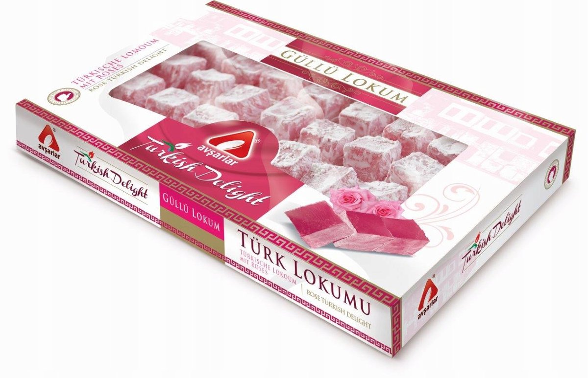 Rose Flavoured Lokum Jelly Avsarlar 350 g
