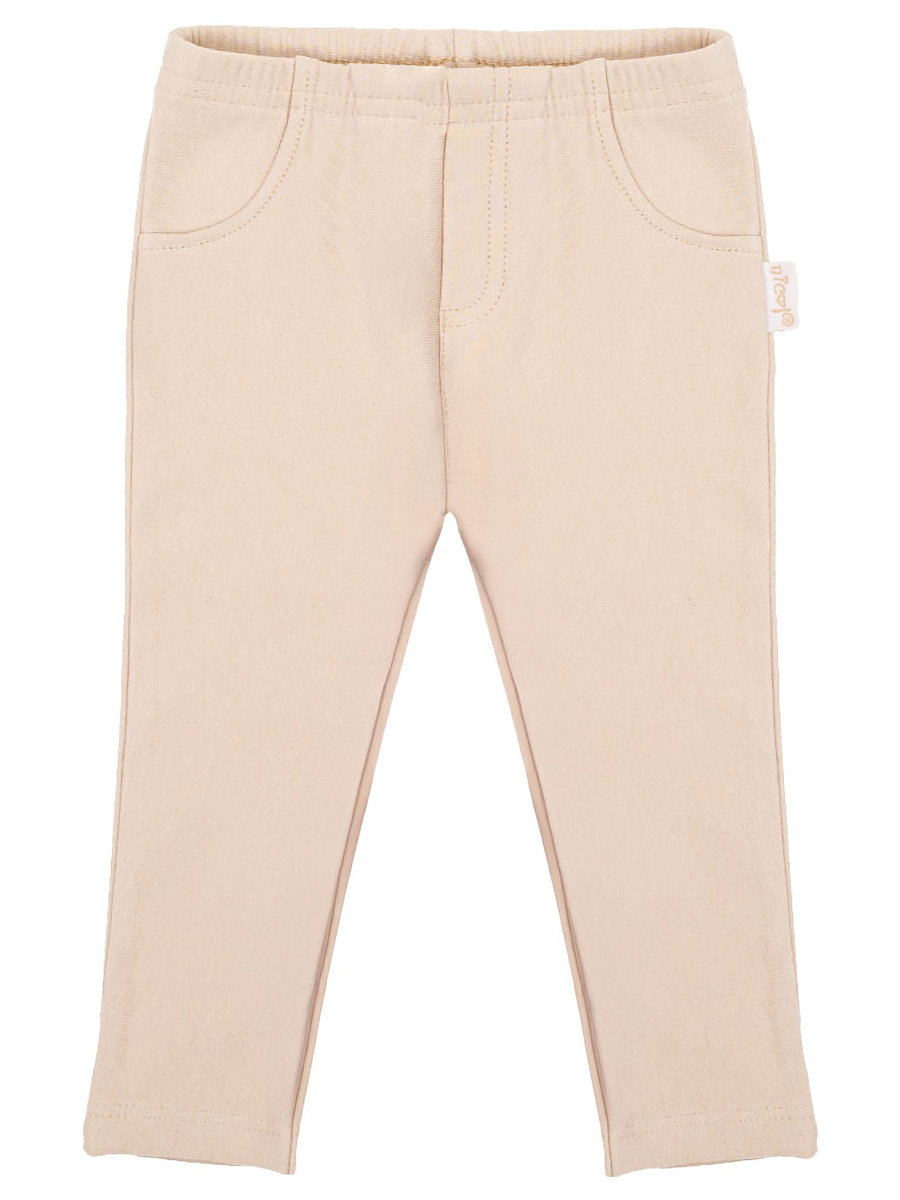 Dziewczęce legginsy dresowe beżowe Nicol,r.68