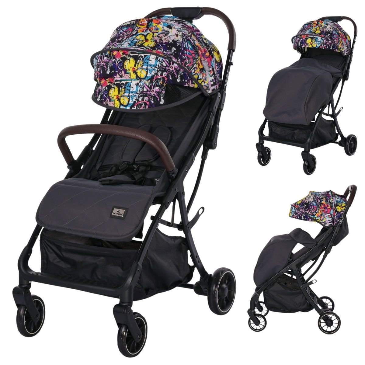 LORELLI MINORI - WÓZEK SPACEROWY AUTOFOLD DO 22KG MAGIC FLOWER