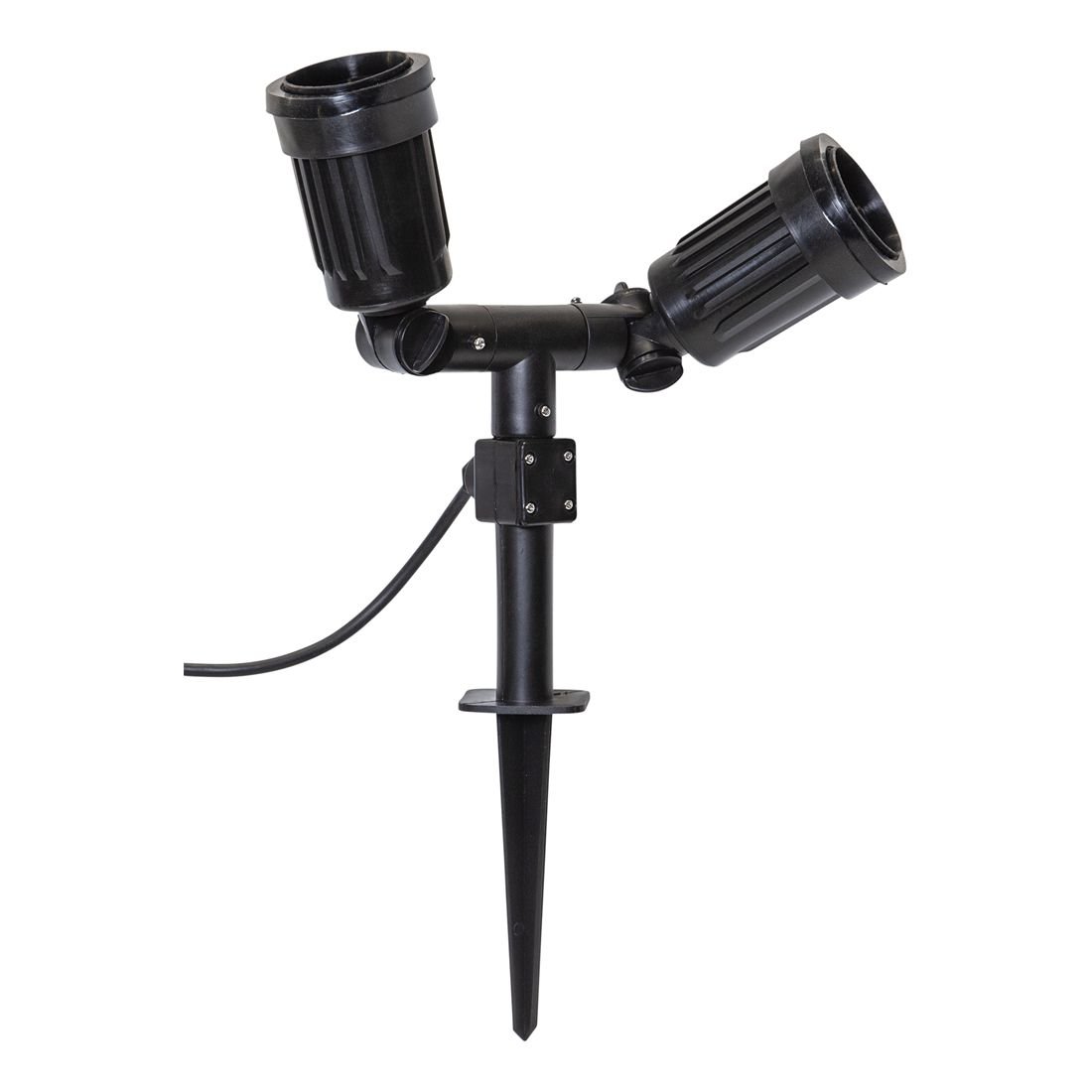 Reflektor ogrodowy do 2 żarówek LED PAR38 230V