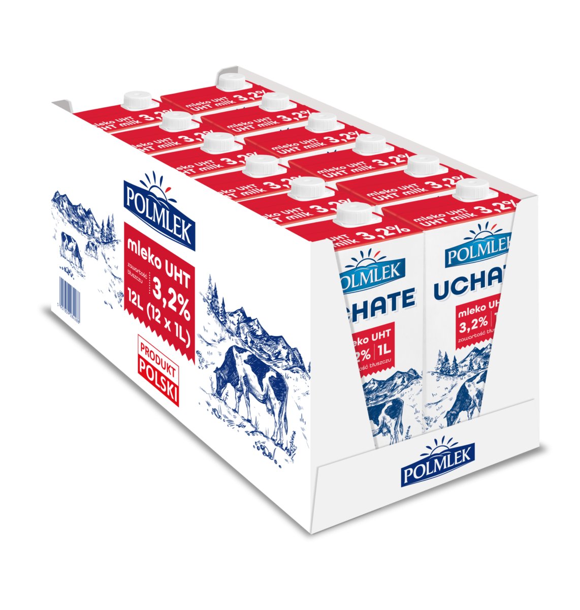 Mleko Uchate 3.2 Polmlek 12 x1 l