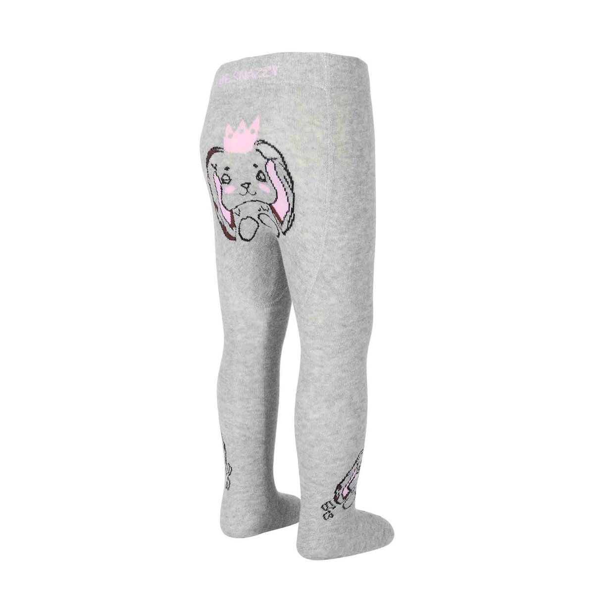 Dziewczęce rajstopy z ABS szare Be Snazzy r.68/74