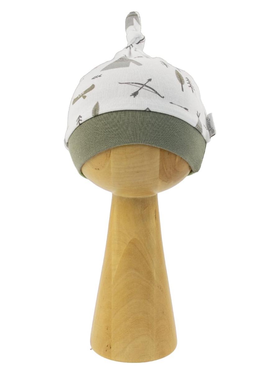 Chłopięca Czapka Indiański Wzór biały, Nicol,r.74