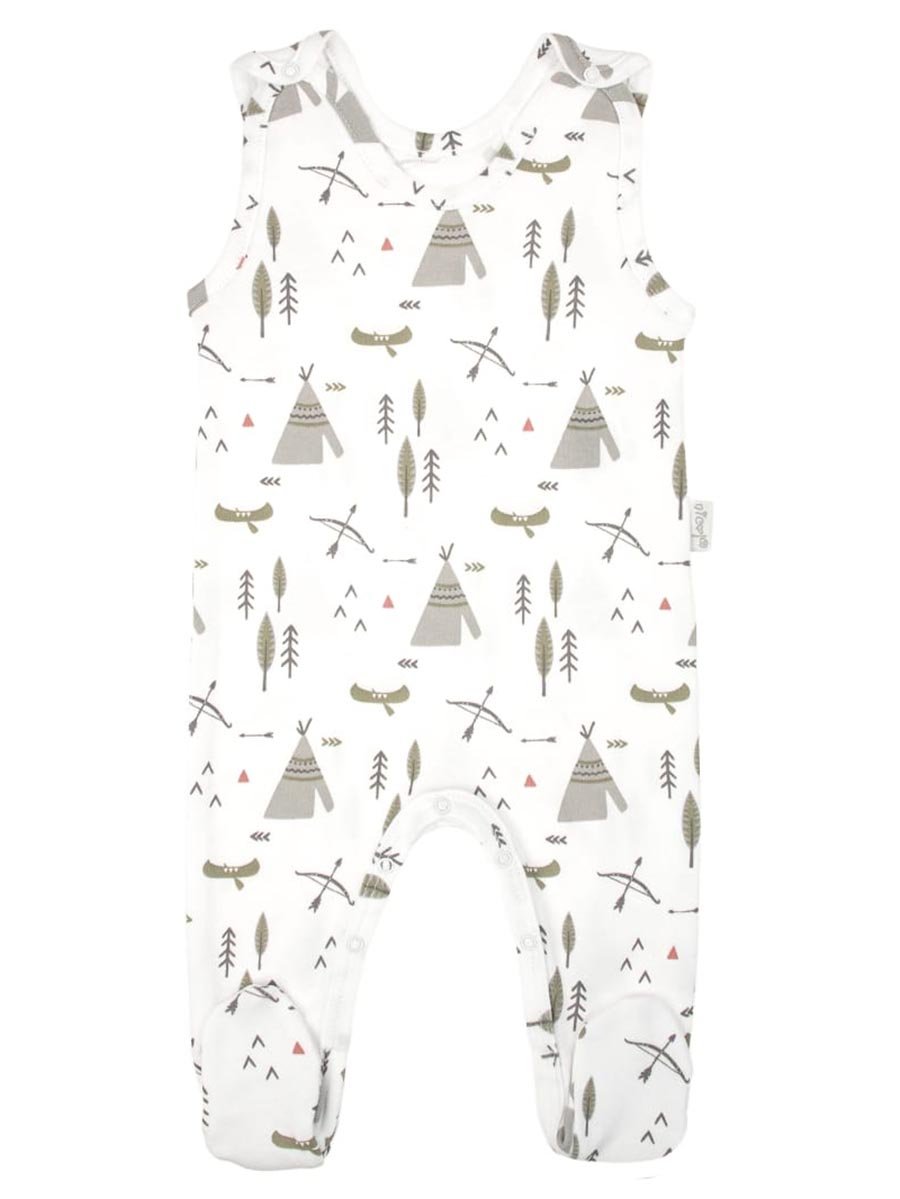 Chłopięcy Śpioch bawełniany Biały, Nicol,r.56