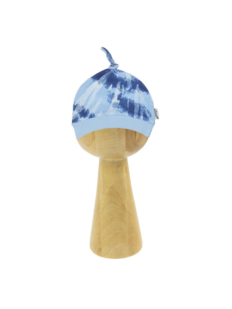 Niemowlęca czapka bawełniana niebieska Nicol,r.62