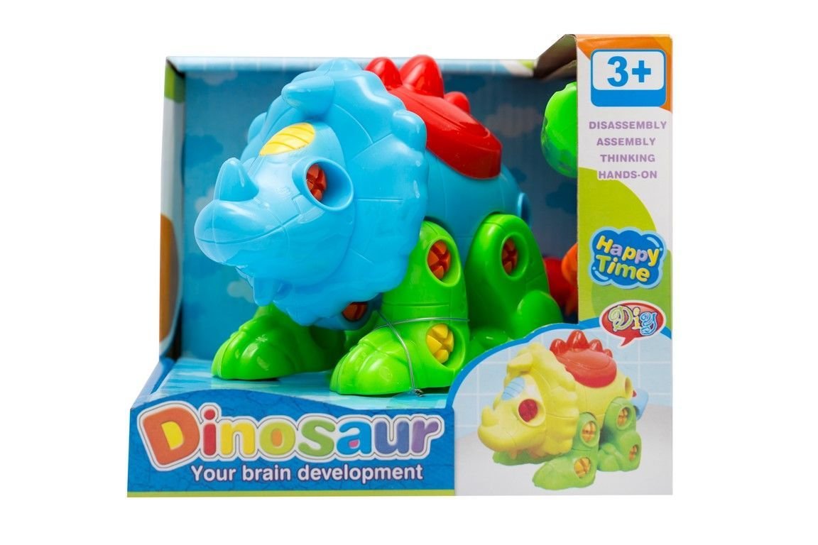 DLA DZIECI KOLOROWY DINOZAUR DO SKRĘCANIA