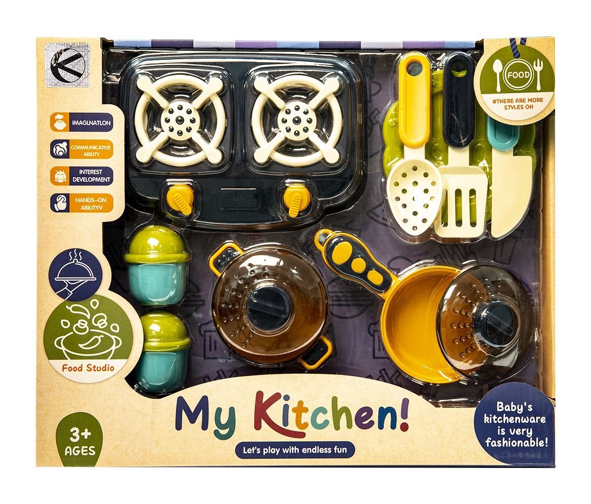 MAŁY KUCHARZ ZESTAW KUCHENNY AKCESORIA