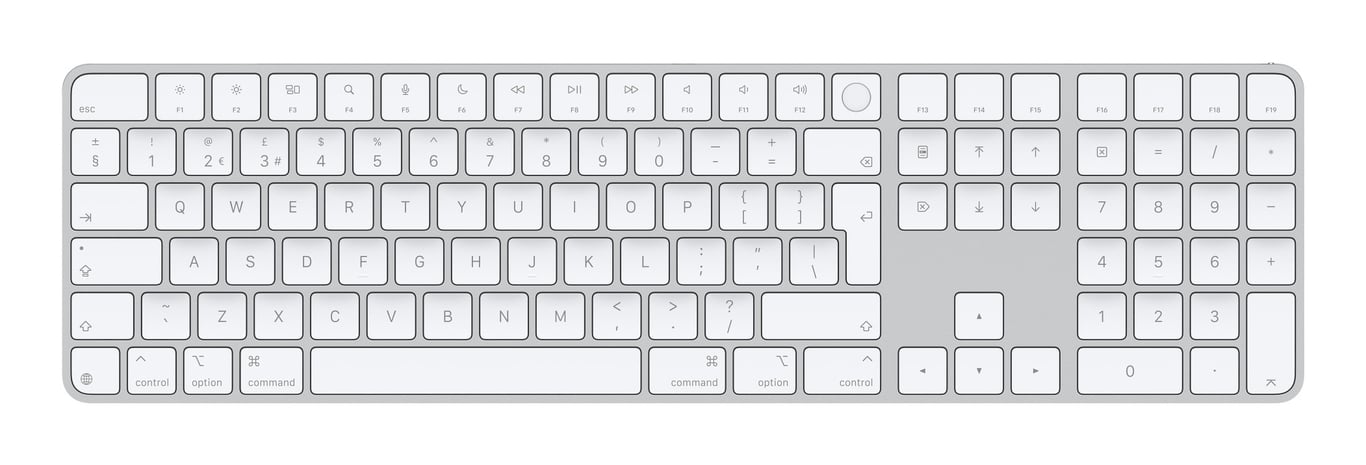 Apple Magic USB + Bluetooth QWERTY British English Biały MXK73B/A