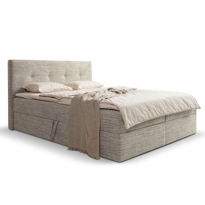 Łóżko kontynentalne z pojemnikiem SARA 160x200 Kolor do wyboru