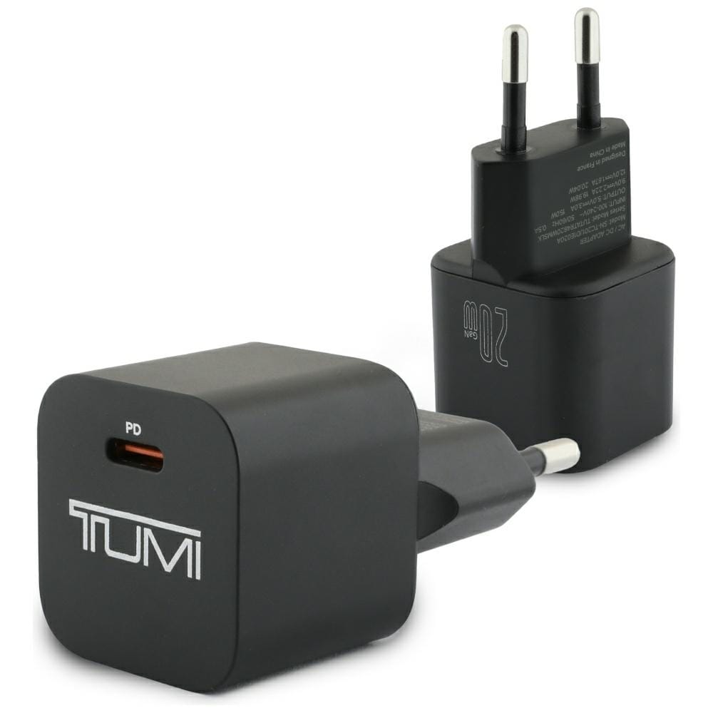 Ładowarka sieciowa TUMI Smart Power 20W USB-C czarny